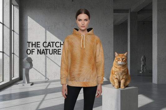THE MARMALADE MAVERICK // ORANGE TABBY DNA-MATCH HOODIE
