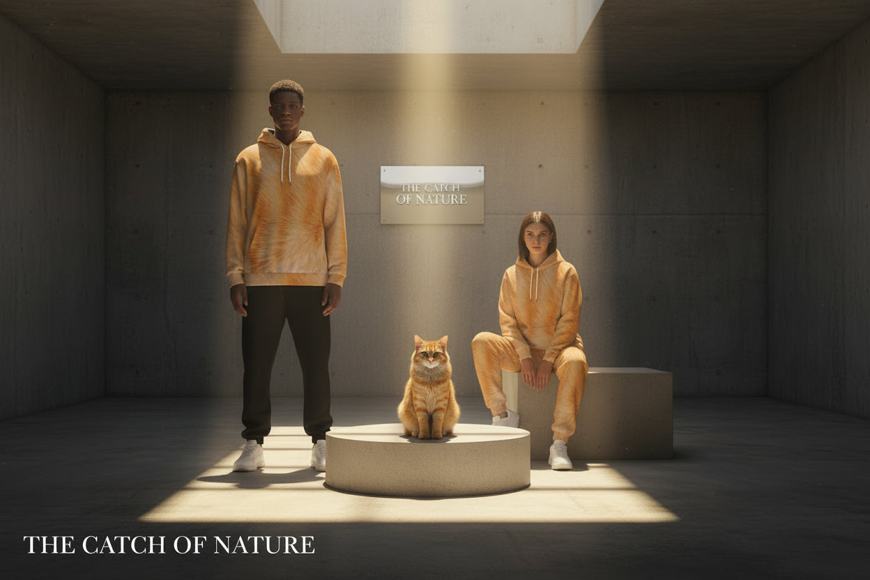THE MARMALADE MAVERICK // ORANGE TABBY DNA-MATCH HOODIE