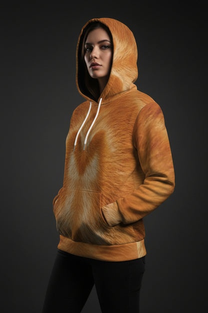 THE MARMALADE MAVERICK // ORANGE TABBY DNA-MATCH HOODIE