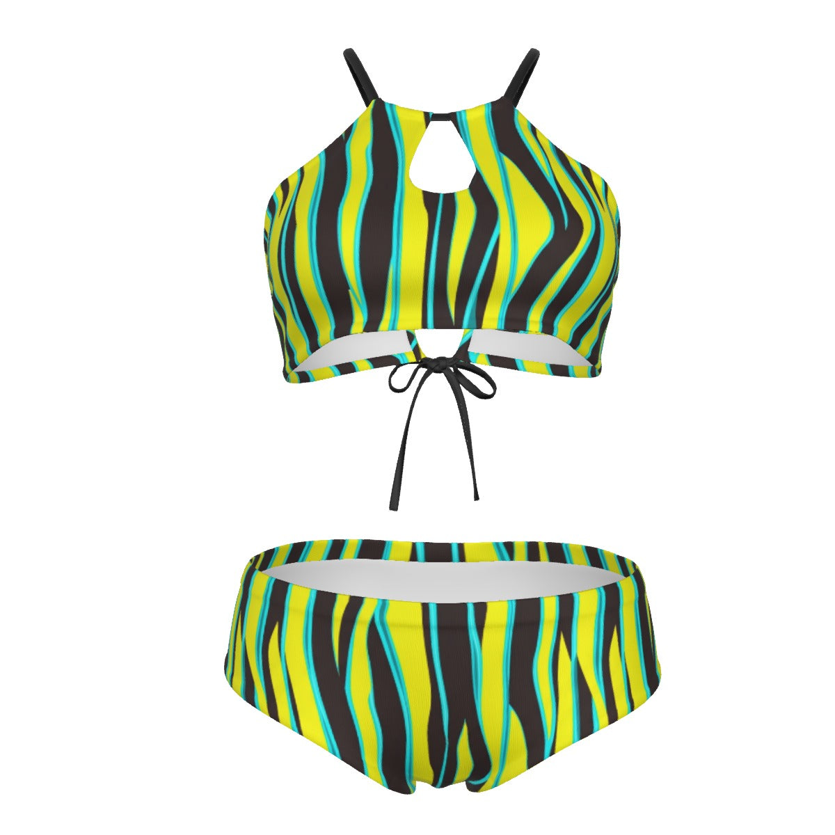 THE ROYAL ANGELFISH // CAMI KEYHOLE ONE-PIECE SWIMSUIT