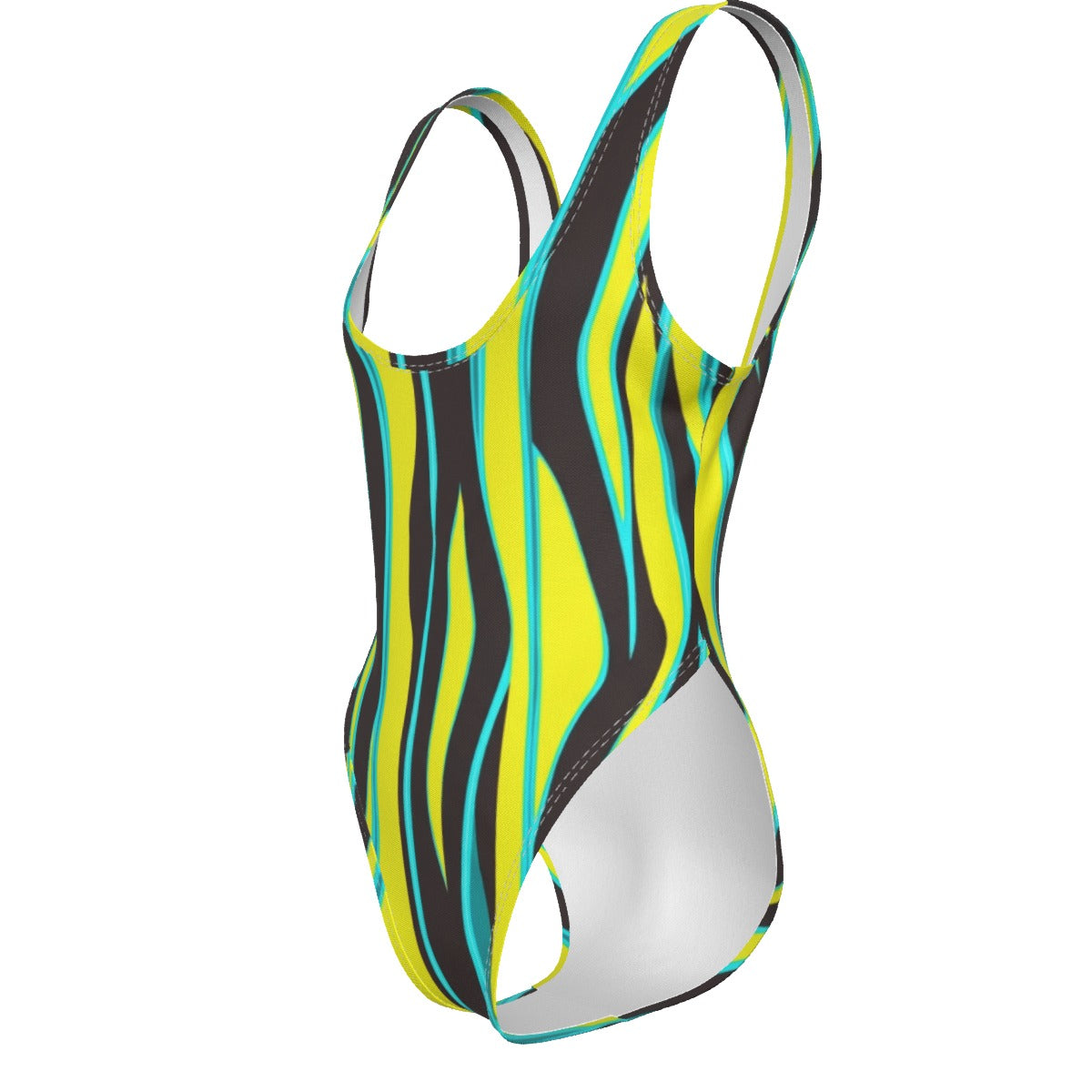 The Royal Angelfish — Scoop-Neck Resort One-Piece