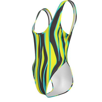 The Royal Angelfish — Scoop-Neck Resort One-Piece