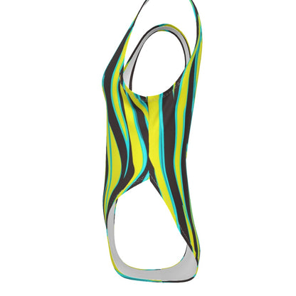 The Royal Angelfish — Scoop-Neck Resort One-Piece