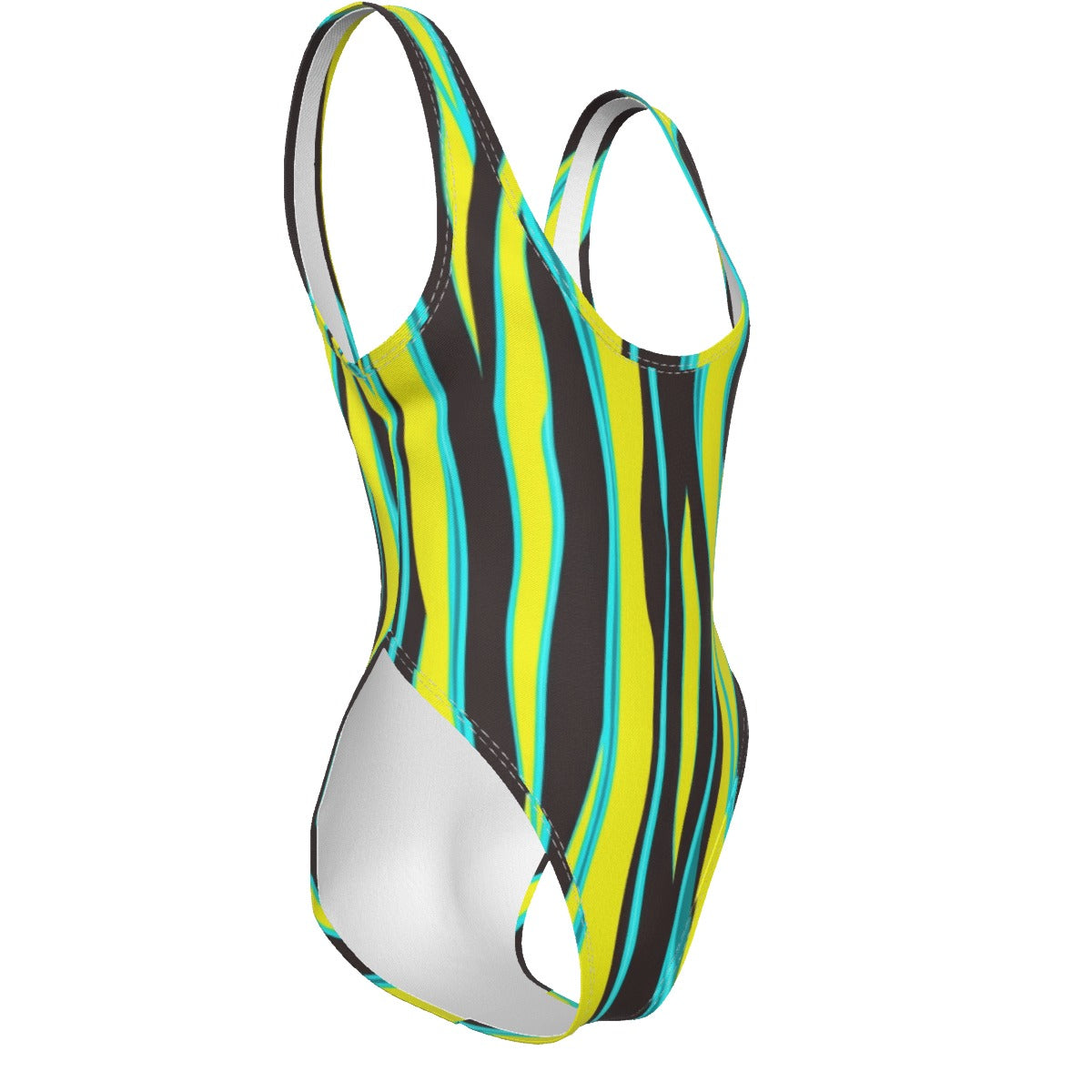The Royal Angelfish — Scoop-Neck Resort One-Piece
