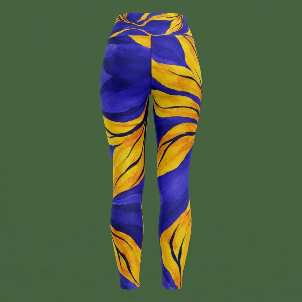 Sorbet Morpho Viola Leggings – abstract print from the real flower, image 6