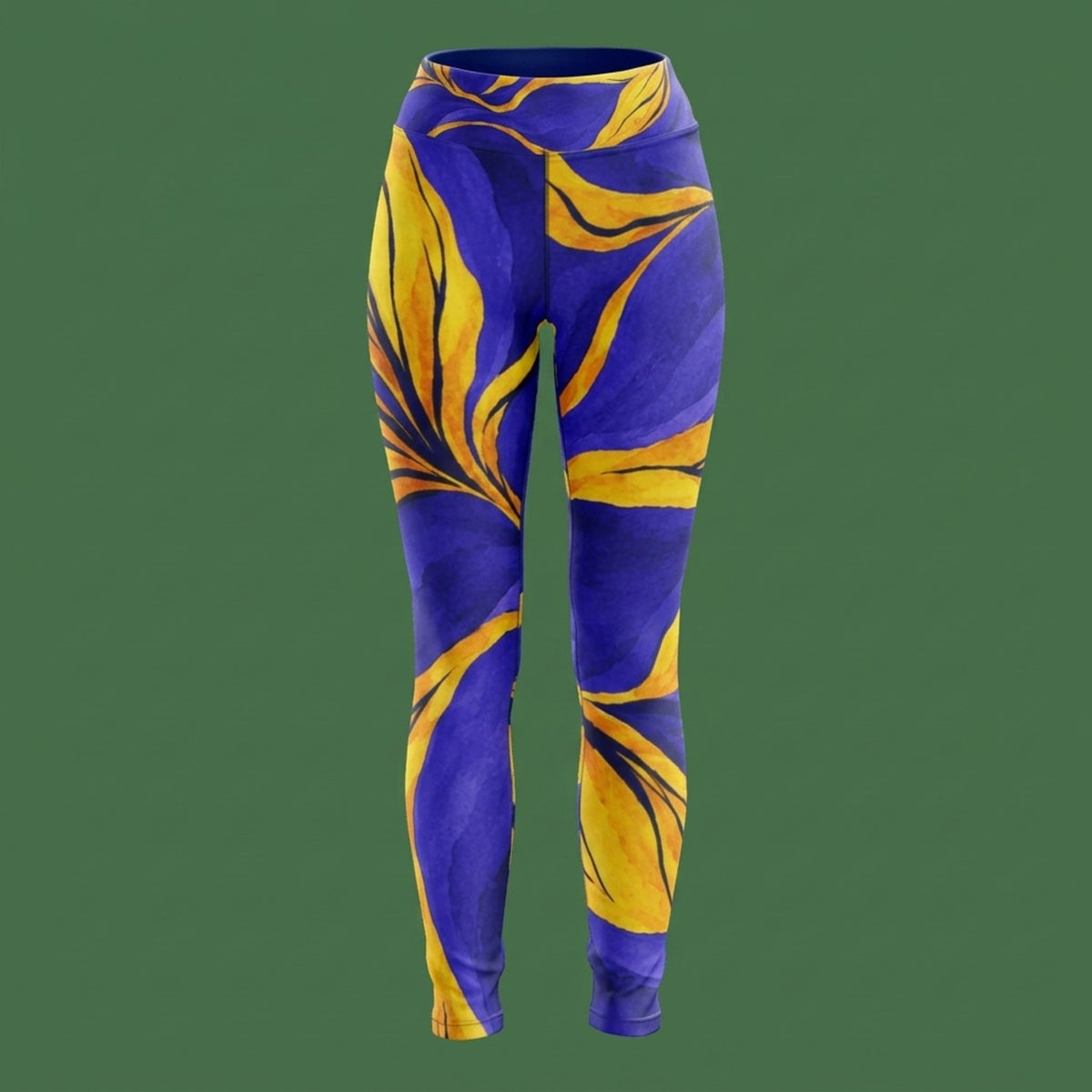 Sorbet Morpho Viola Leggings – abstract print from the real flower, image 7