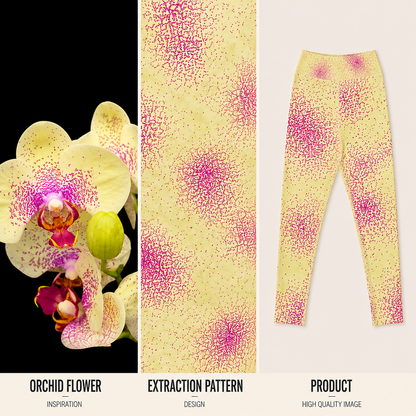 Dust Bunny orchid Yoga Leggings