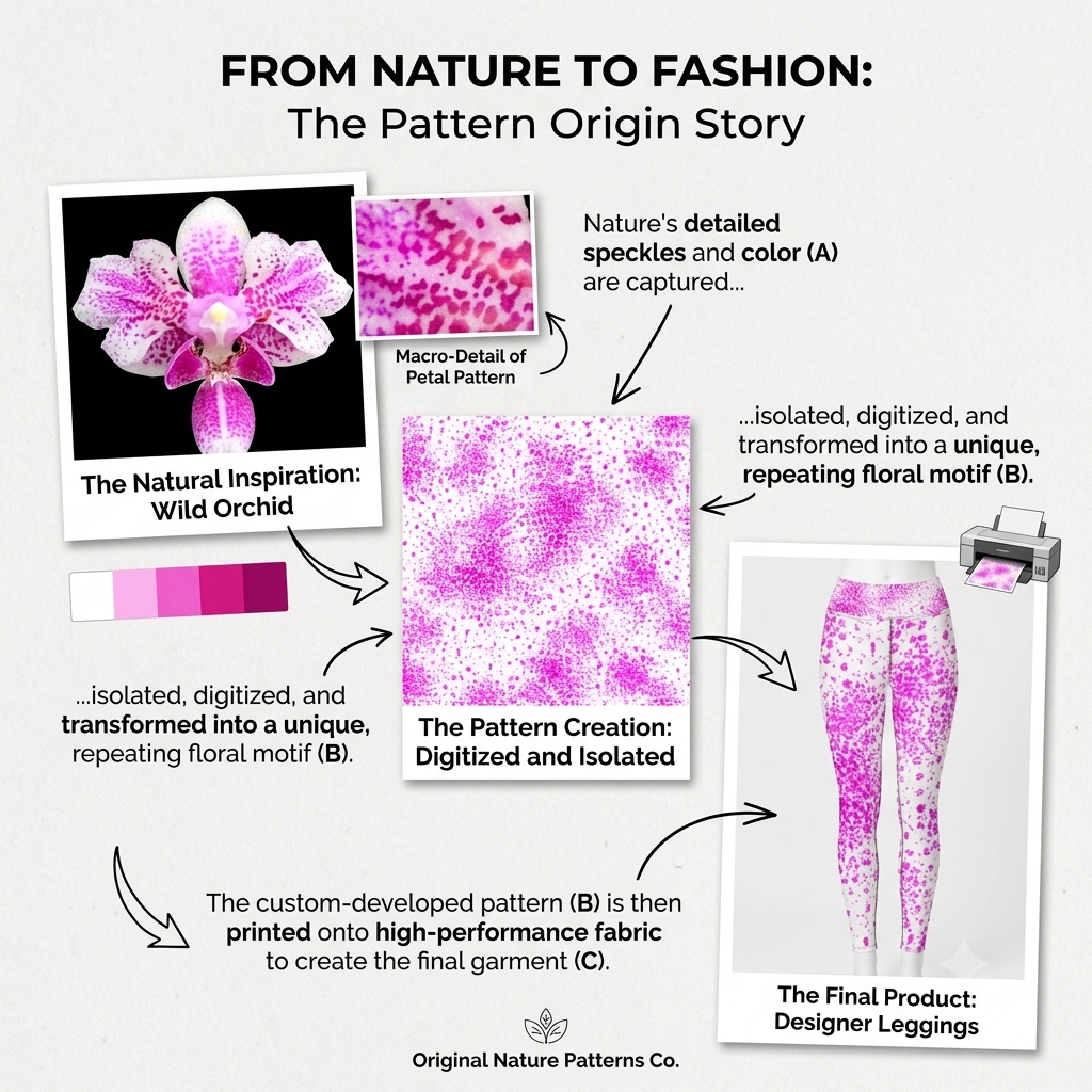 Pale Face Clown orchid Yoga Leggings