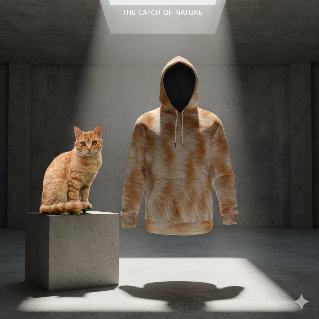 THE MARMALADE MAVERICK // ORANGE TABBY DNA-MATCH HOODIE (V.02)