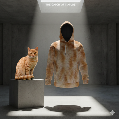THE MARMALADE MAVERICK // ORANGE TABBY DNA-MATCH HOODIE (V.02)