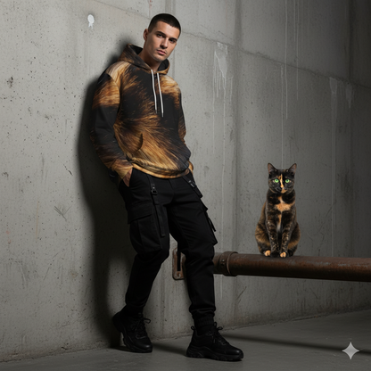 THE OBSIDIAN MOSAIC // TORTOISESHELL DNA-MATCH HOODIE