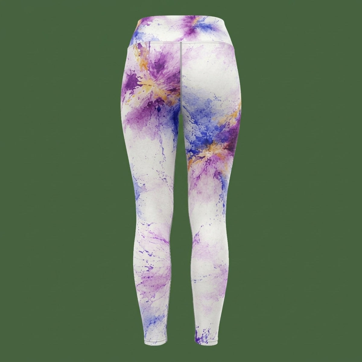 Sorbet Pink Halo Viola Leggings – abstract print from the real flower, image 7