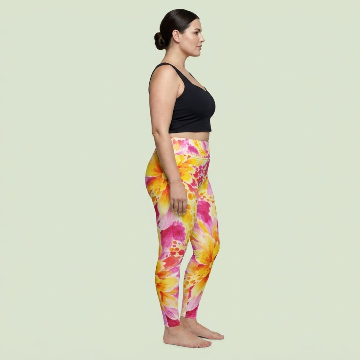 Labyrinth Dahlia Yoga Leggings