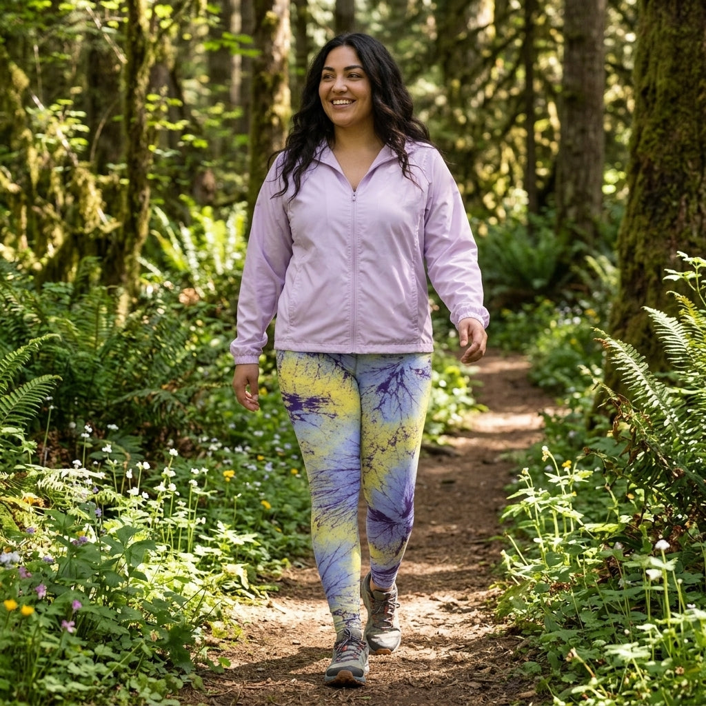 Deltini Blue Purple Wing Viola Leggings