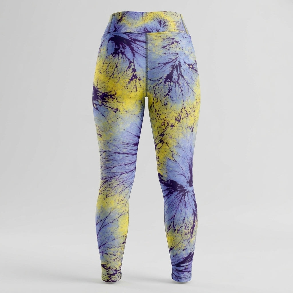 Deltini Blue Purple Wing Viola Leggings