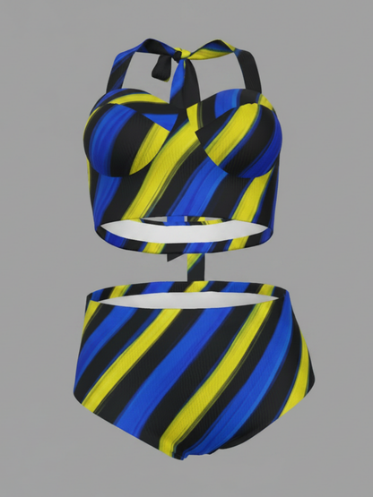 THE ROYAL ANGELFISH // HALTER SWIMSUIT SET