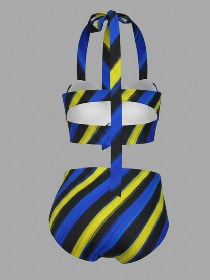 THE ROYAL ANGELFISH // HALTER SWIMSUIT SET