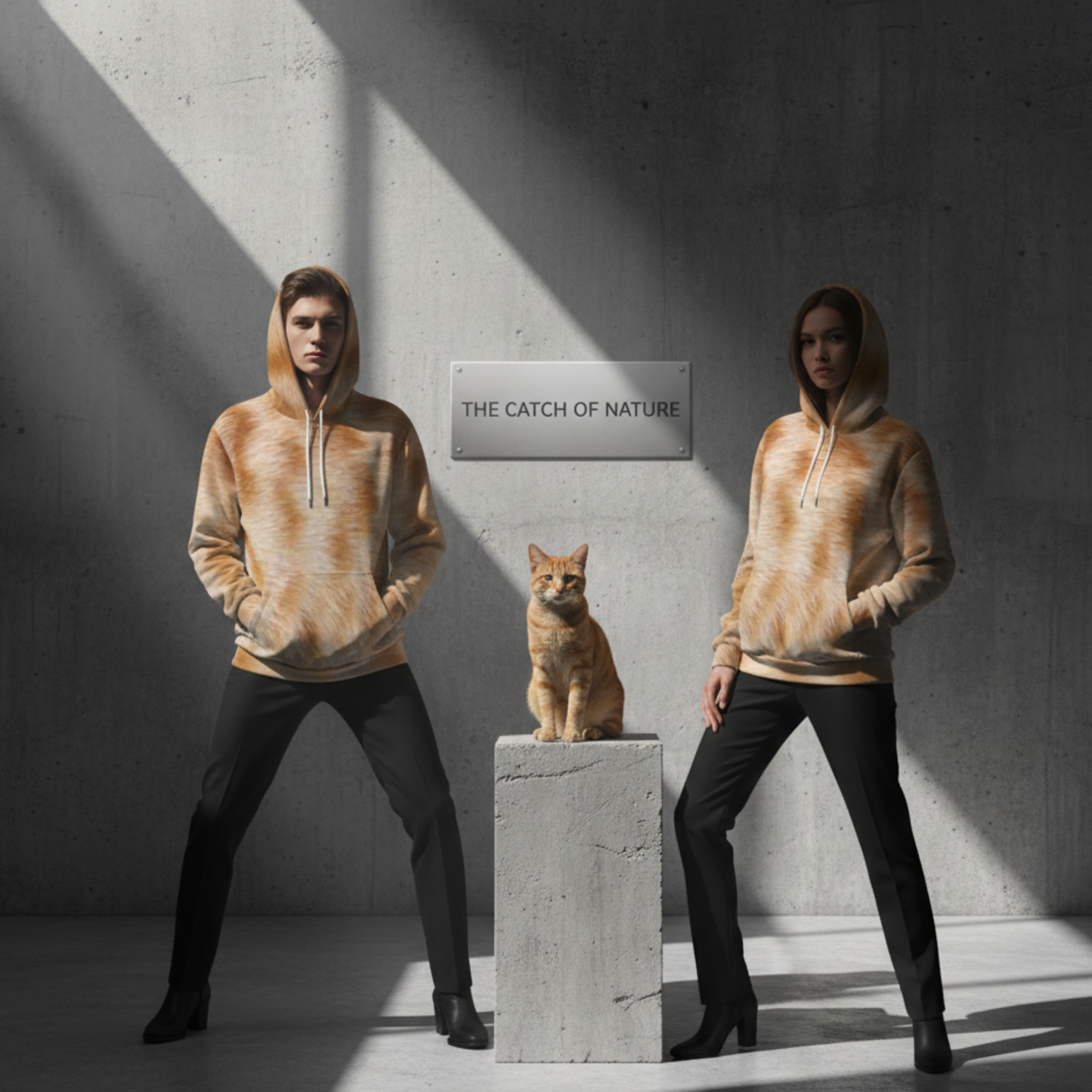 THE MARMALADE MAVERICK // ORANGE TABBY DNA-MATCH HOODIE (V.02)