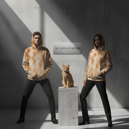 THE MARMALADE MAVERICK // ORANGE TABBY DNA-MATCH HOODIE (V.02)