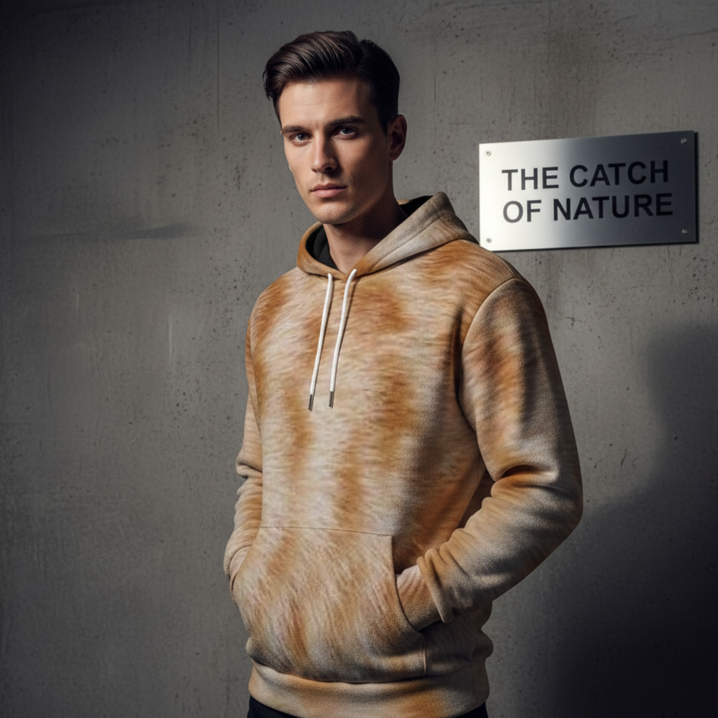 THE MARMALADE MAVERICK // ORANGE TABBY DNA-MATCH HOODIE (V.02)