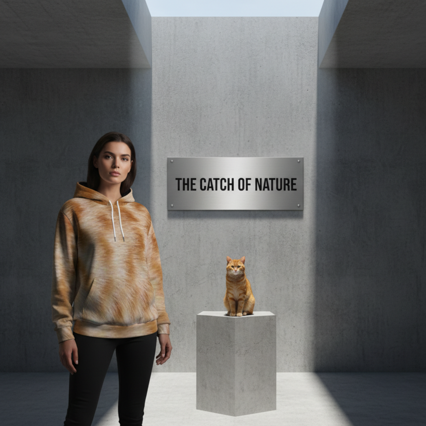 THE MARMALADE MAVERICK // ORANGE TABBY DNA-MATCH HOODIE (V.02)