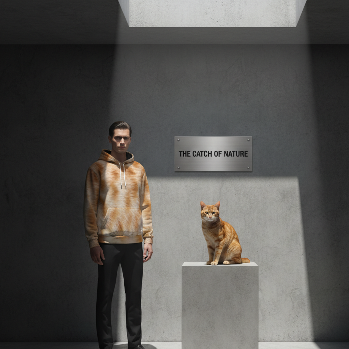 THE MARMALADE MAVERICK // ORANGE TABBY DNA-MATCH HOODIE (V.02)