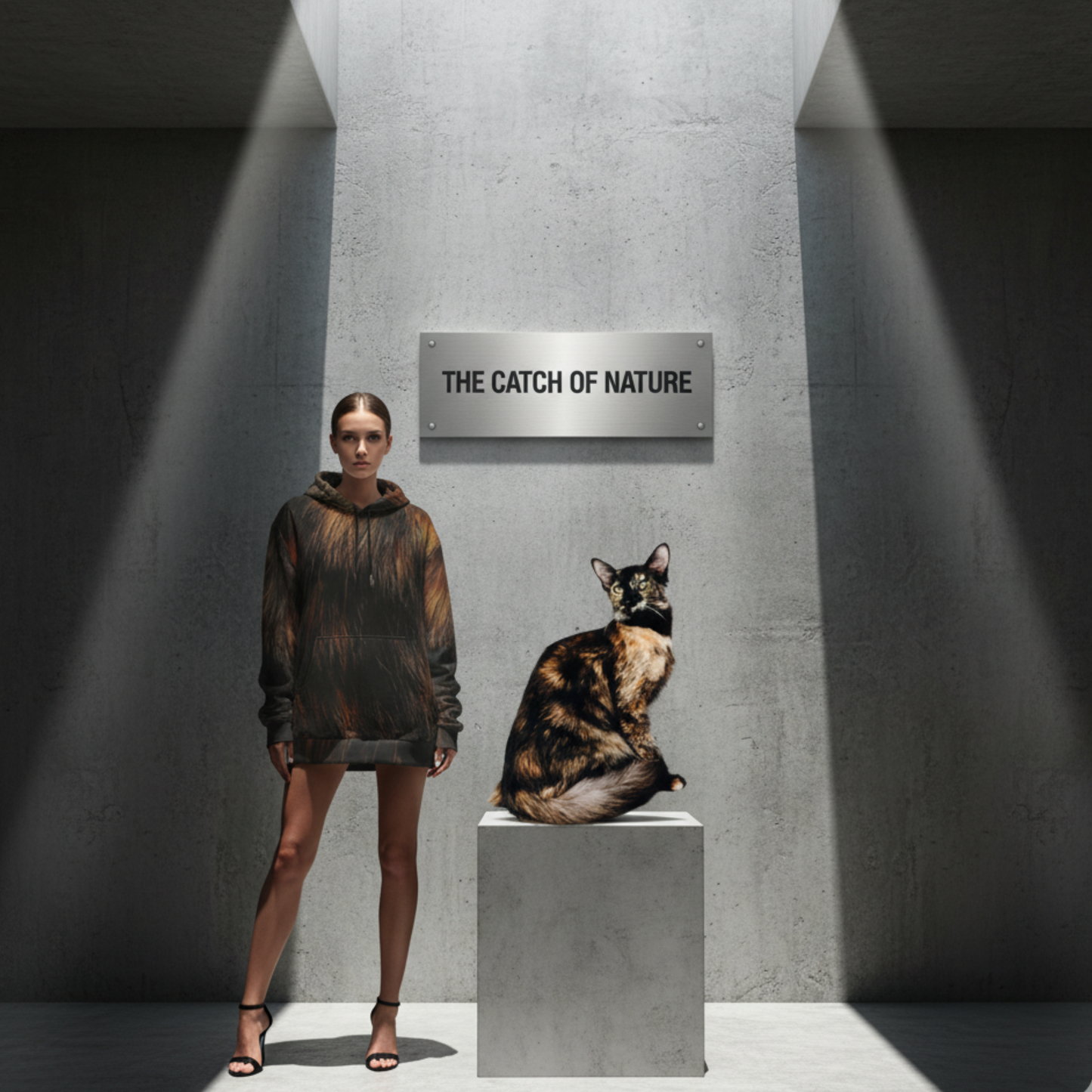 THE OBSIDIAN MOSAIC // TORTOISESHELL DNA-MATCH HOODIE