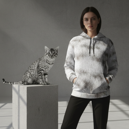 THE FROST SOVEREIGN // ICY WHITE DNA-MATCH HOODIE