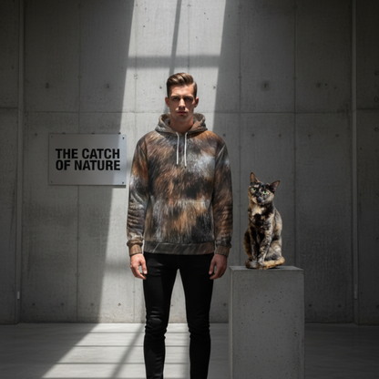 THE OBSIDIAN MOSAIC // TORTOISESHELL DNA-MATCH HOODIE
