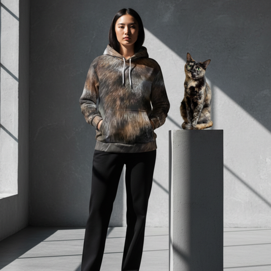 THE OBSIDIAN MOSAIC // TORTOISESHELL DNA-MATCH HOODIE