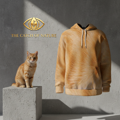 THE MARMALADE MAVERICK // ORANGE TABBY DNA-MATCH HOODIE