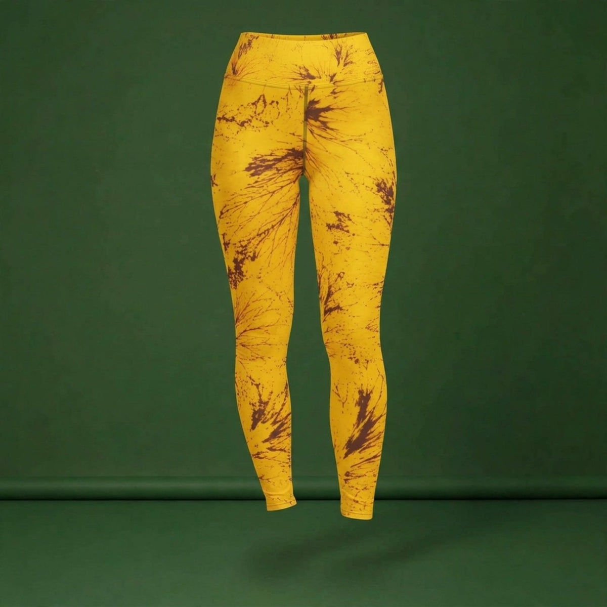 Sorbet Honeybee Viola Leggings – abstract print from the real flower, image 6