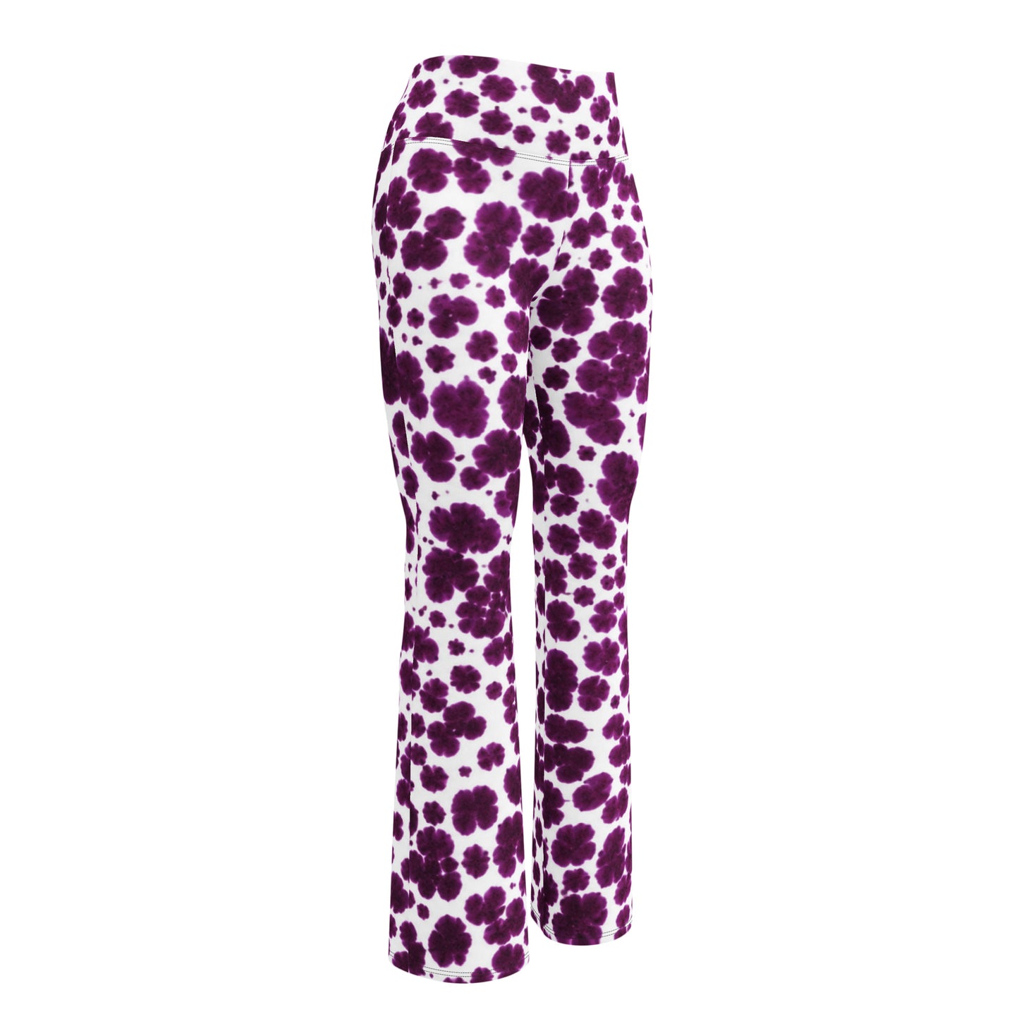 Lioulin Wild Cat Flare Leggings - front view