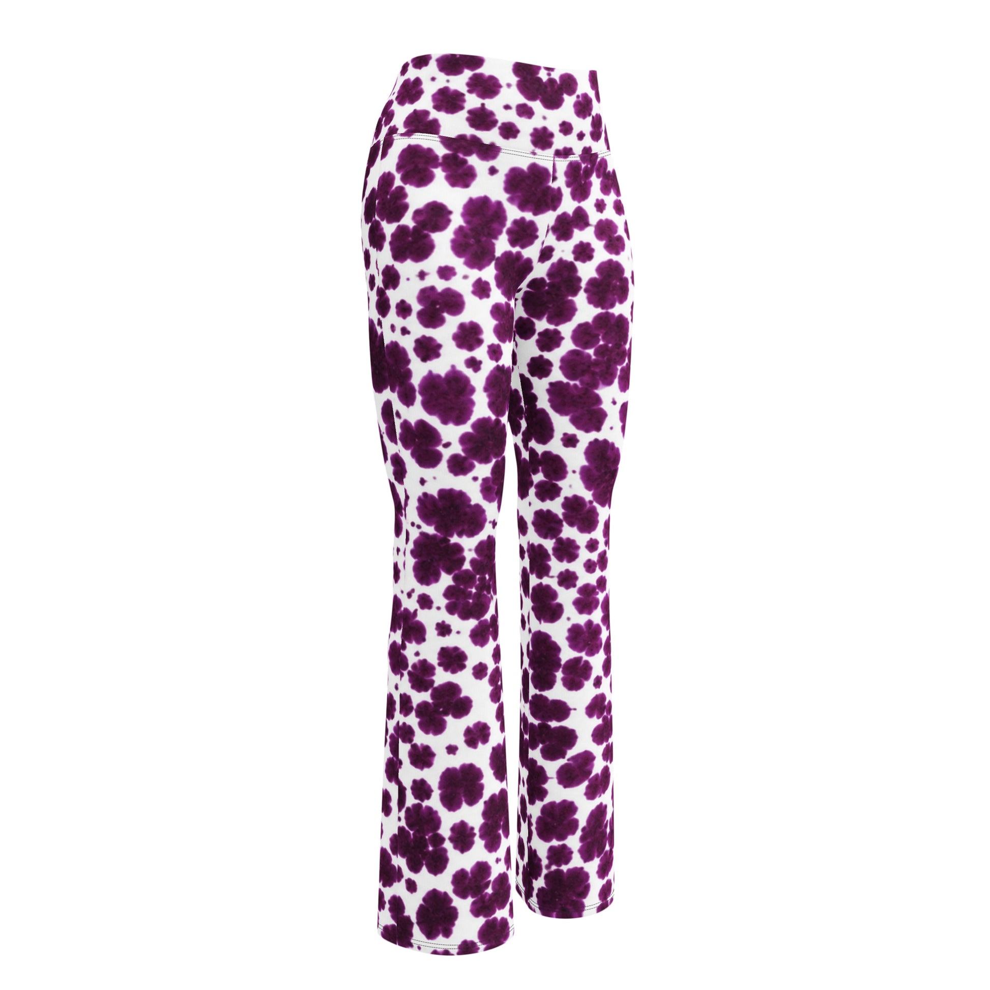 Lioulin Wild Cat Flare Leggings - front view