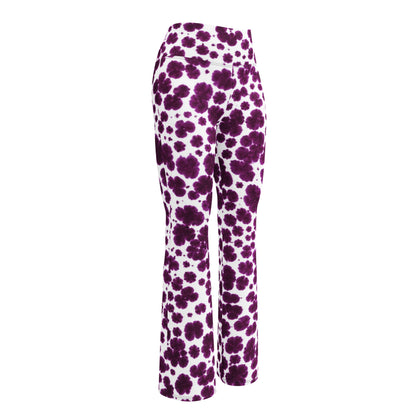 Lioulin Wild Cat Flare Leggings - front view