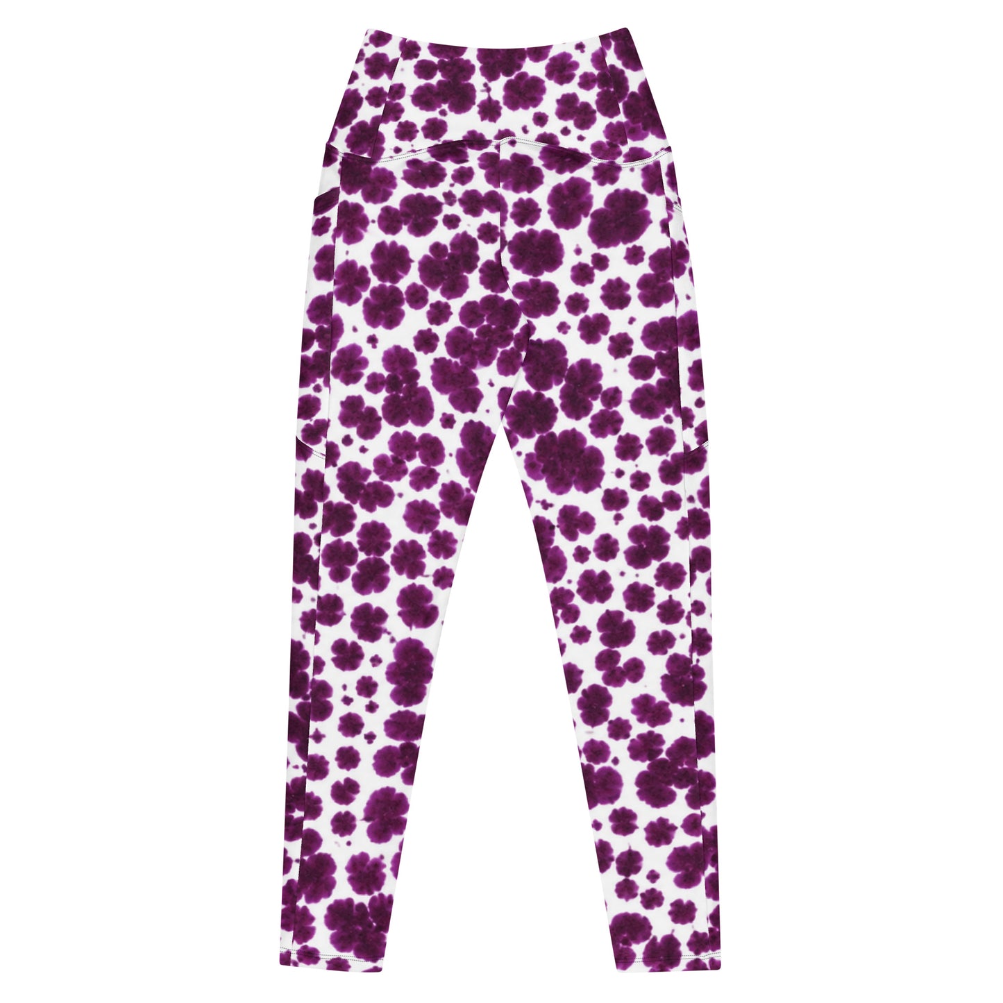 Lioulin Wild Cat Leggings with Pockets - back view