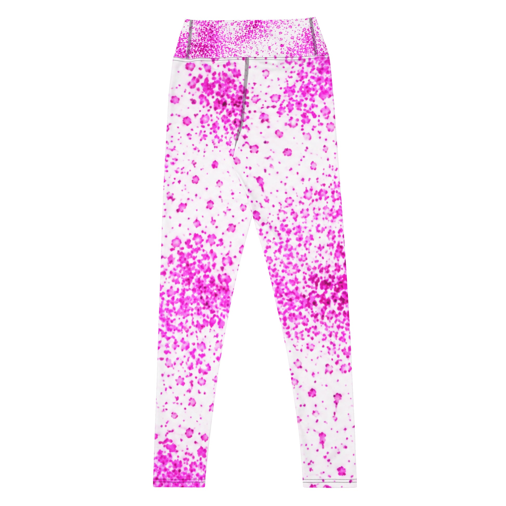 Pale Face Clown Orchid Yoga Leggings - back view
