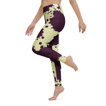 Autumn Fest Orchid Leggings - left side view