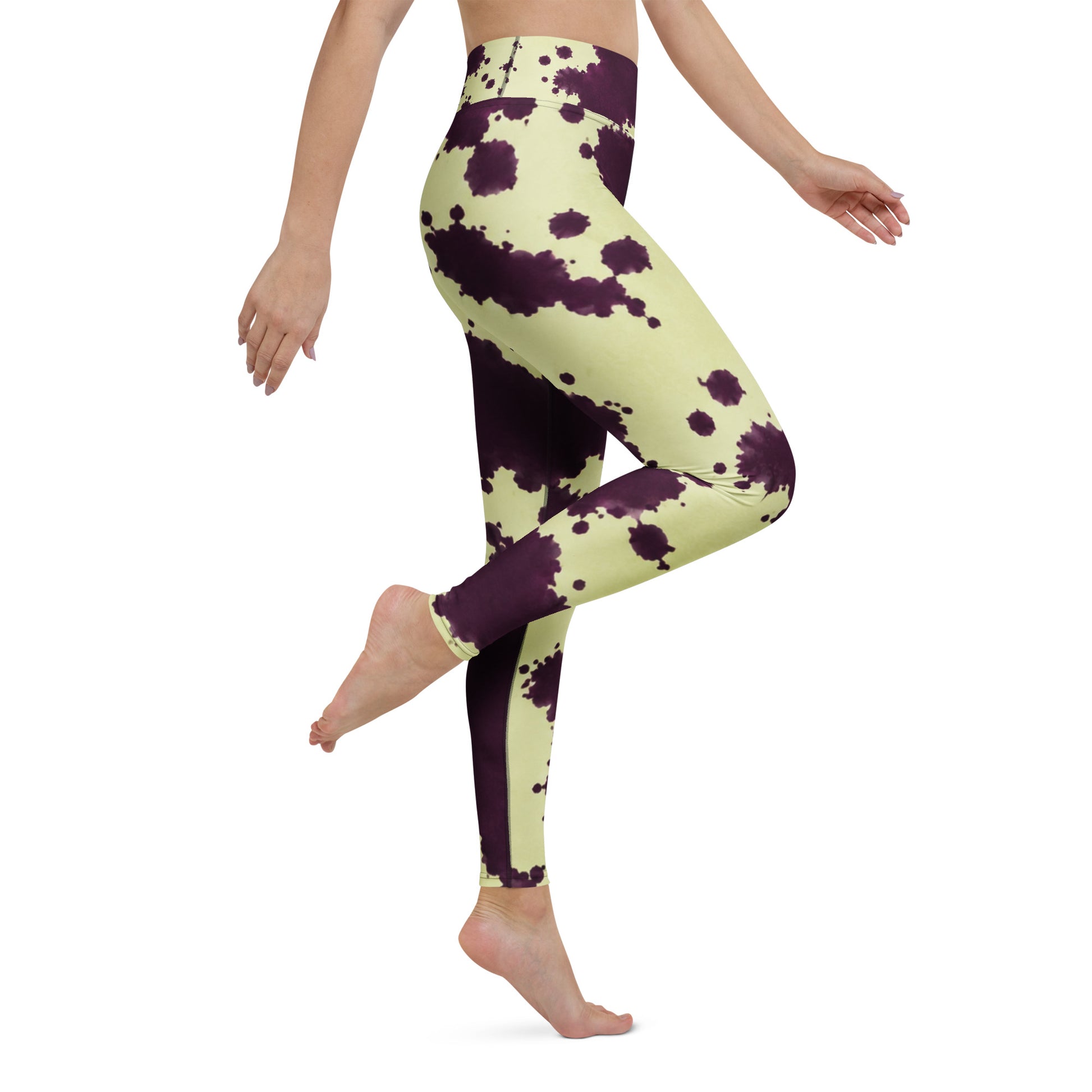 Autumn Fest Orchid Leggings - right side view