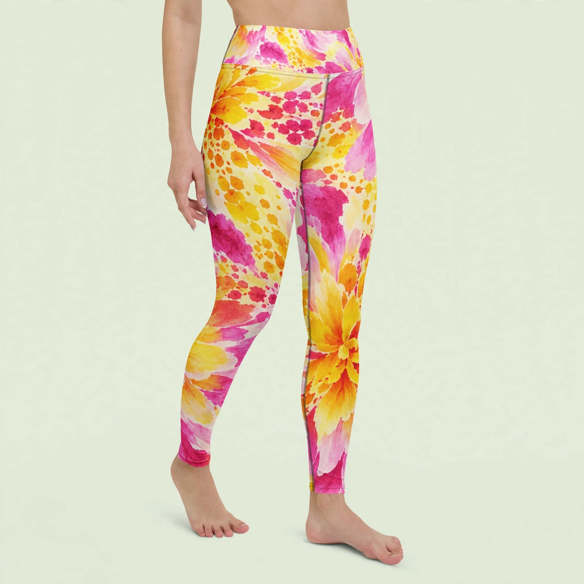 Labyrinth Dahlia Yoga Leggings