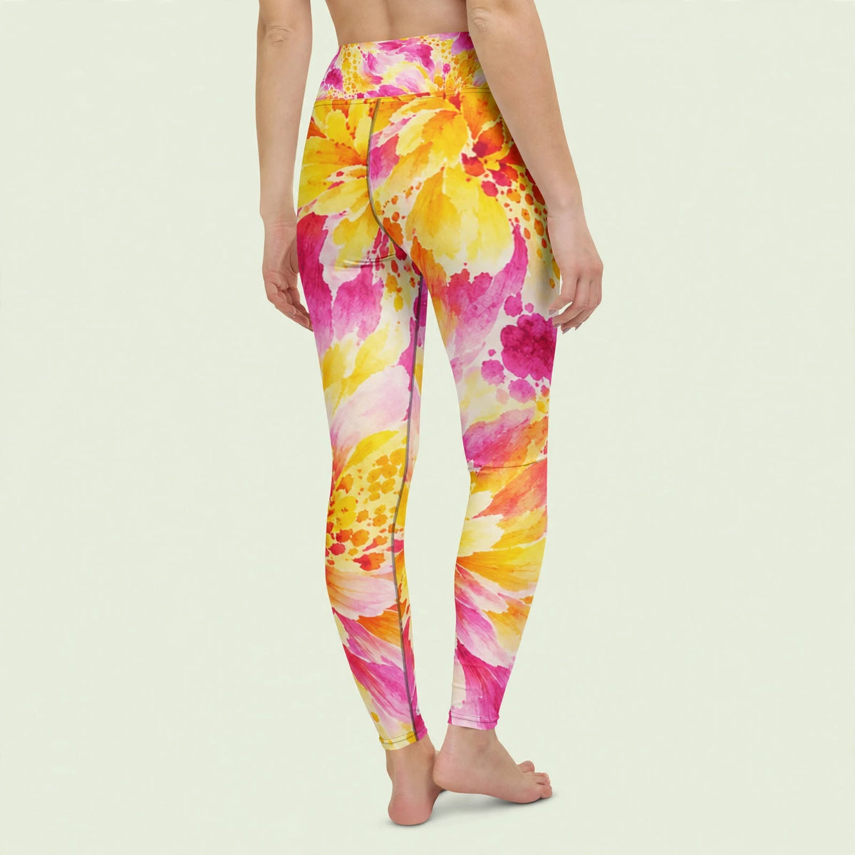 Labyrinth Dahlia Yoga Leggings
