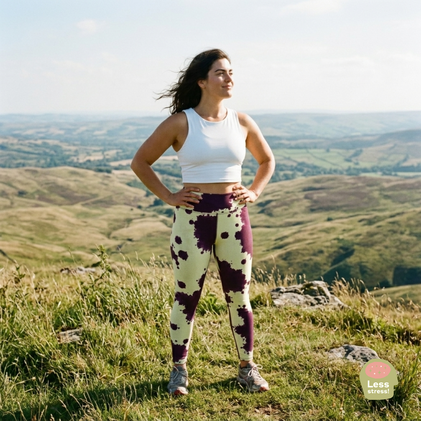 Autumn Fest orchid Yoga Leggings
