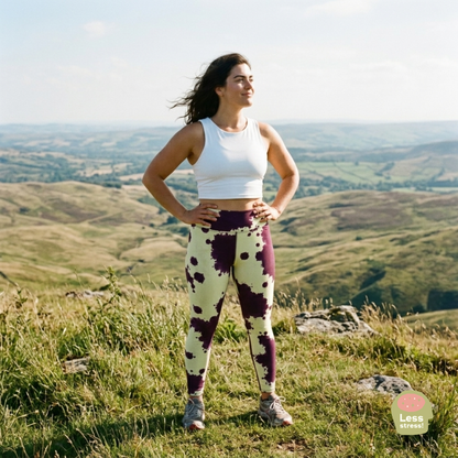 Autumn Fest orchid Yoga Leggings