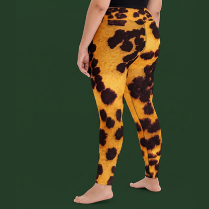 Tiger Orchid Leggings - full body product shot