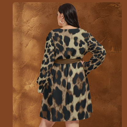 THE TOBACCO APEX // JAGUAR DNA-MATCH WRAP DRESS