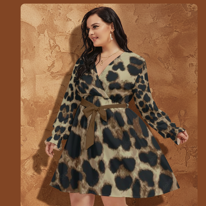 THE TOBACCO APEX // JAGUAR DNA-MATCH WRAP DRESS