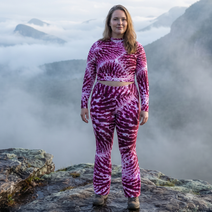 Phalaenopsis Orchid Flare Leggings