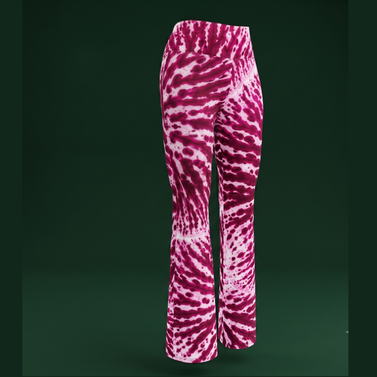 Flare Leggings//Phalaenopsis Orchid