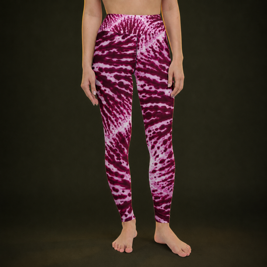 Phalaenopsis Orchid Leggings - lifestyle photo, editorial shot