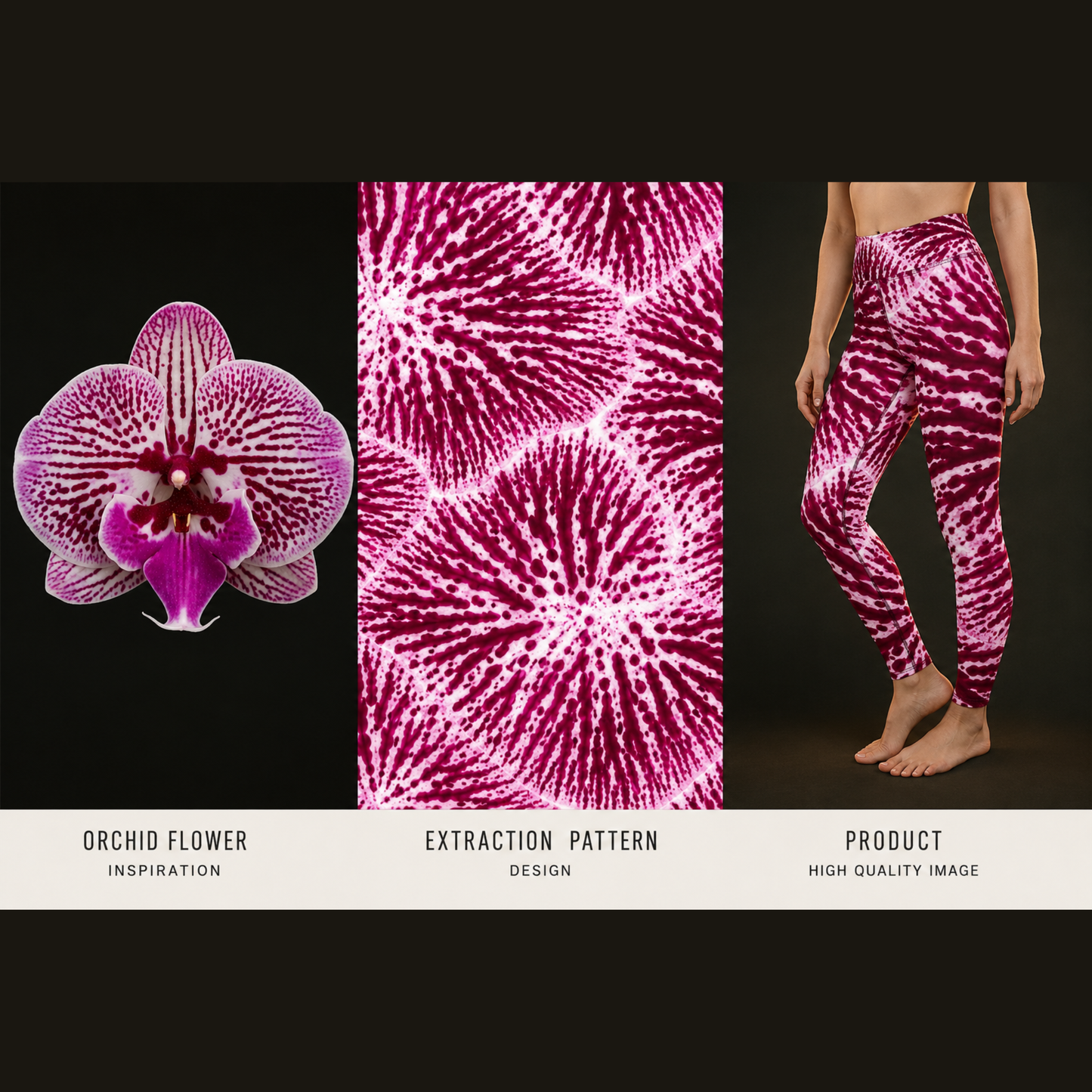 Phalaenopsis Orchid Leggings
